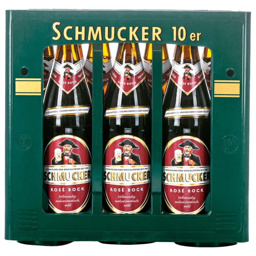 Schmucker Rosebock Bier 10x0,5l